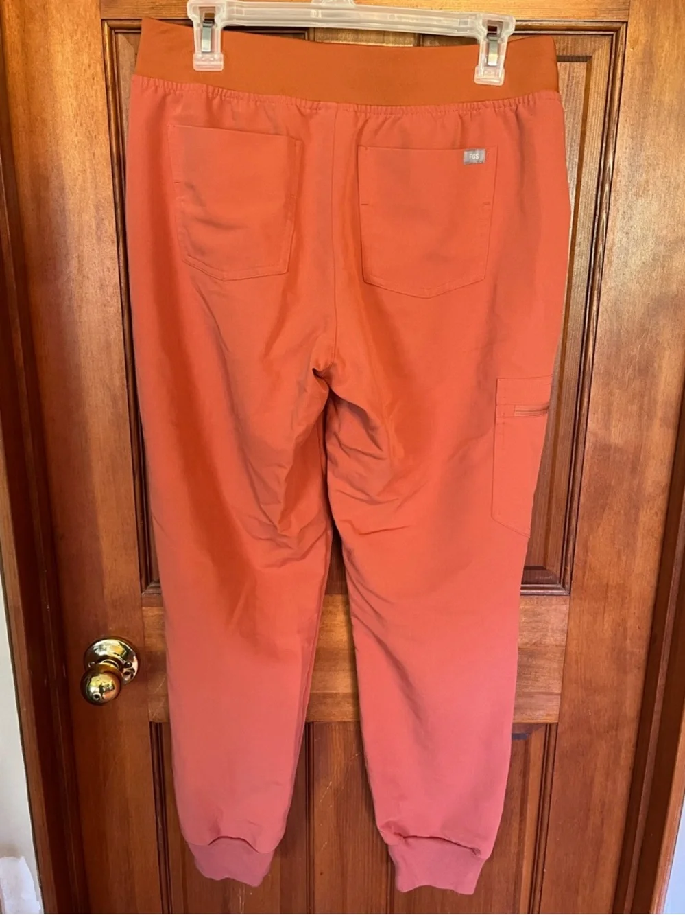 FIGS Women’s Scrub Set Orange Rafaela Top (S) Zamora Bottom (M) Technical Coll. - Picture 8 of 15